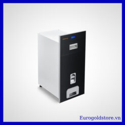 Thùng Gạo Điện Tử Mặt Gương Đen Nút Nhấn 18kg 300mm Eurogold GB301B
