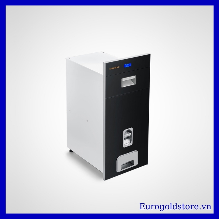 Thùng Gạo Điện Tử Mặt Gương Đen Nút Nhấn 18kg 300mm Eurogold GB301B Thùng Gạo Điện Tử Mặt Gương Đen Nút Nhấn 18kg 300mm Eurogold GB301B