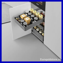 Tủ Đồ Khô 1 Tầng Độc Lập Cao 103mm màu ghi Eurogold EKL25160