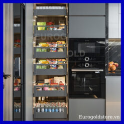 Tủ Đồ Khô 6 Tầng Độc Lập Màu Ghi 600mm Eurogold EUM23660G