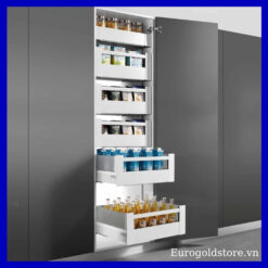 Tủ Đồ Khô 6 Tầng Độc Lập Màu Trắng 600mm Eurogold EUM22660