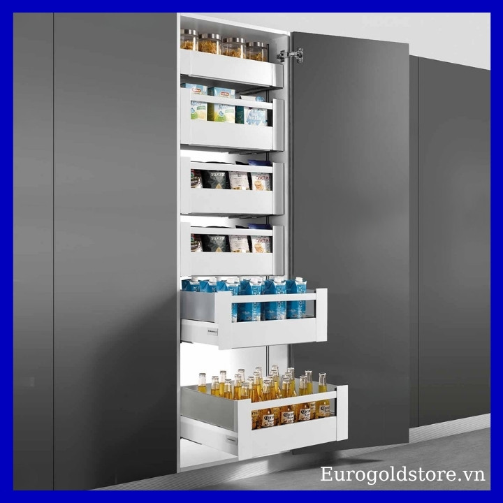 Tủ Đồ Khô 6 Tầng Độc Lập Màu Trắng 600mm Eurogold EUM22660 Tủ Đồ Khô 6 Tầng Độc Lập Màu Trắng 600mm Eurogold EUM22660