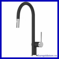 Vòi Rửa Bát Nóng Lạnh Dây Rút Đồng Mạ PVD Eurogold EUF515DR