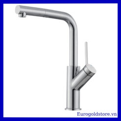 Vòi Rửa Bát Nóng Lạnh Dây Rút Inox 304 Eurogold EUF120BR