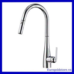 Vòi Rửa Bát Nóng Lạnh Dây Rút Inox 304 Eurogold EUF219BR