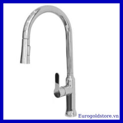 Vòi Rửa Bát Nóng Lạnh Dây Rút Inox 304 Eurogold EVF117BR