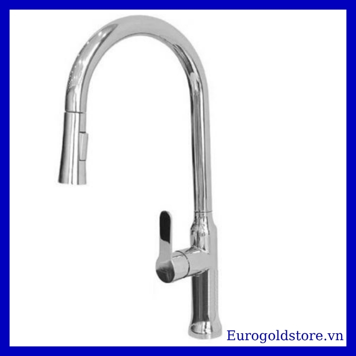 Vòi Rửa Bát Nóng Lạnh Dây Rút Inox 304 Eurogold EVF117BR Vòi Rửa Bát Nóng Lạnh Dây Rút Inox 304 Eurogold EVF117BR