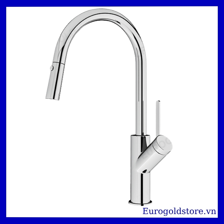 Vòi Rửa Bát Nóng Lạnh Dây Rút Inox 304 Eurogold EVF333CR Vòi Rửa Bát Nóng Lạnh Dây Rút Inox 304 Eurogold EVF333CR