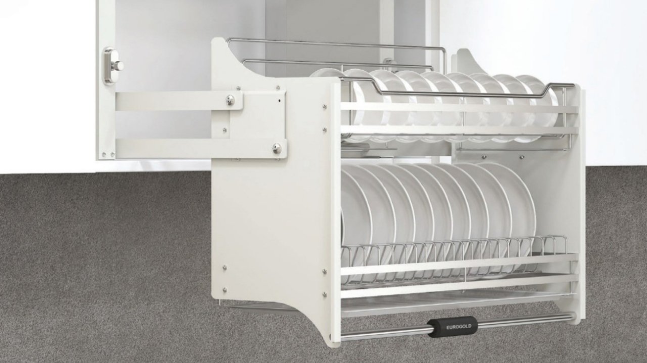 Giá bát nâng hạ Eurogold 600mm EUI160